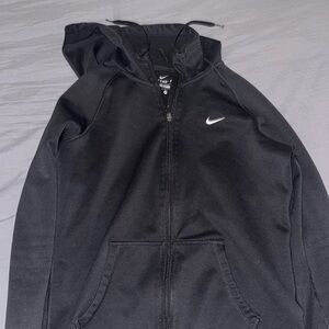 women’s black nike dri fit jacket